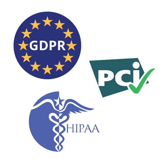 SME Phone Systems GDPR and PCI DSS compliance badge